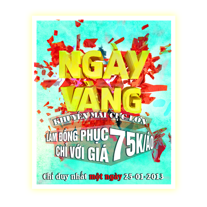 Ngày vàng siêu khuyến mại làm áo đồng phục